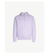 Carhartt Chase Cotton-blend Jersey Hoody In Soft Lavender / Gold