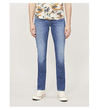 Paige Federal Faded Slim-fit Jeans In Mullen