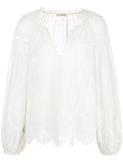 Ulla Johnson Harper Blouse In White