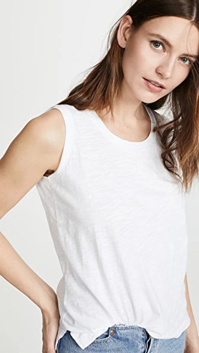 Madewell Northside Vintage Muscle Tank In Optic White