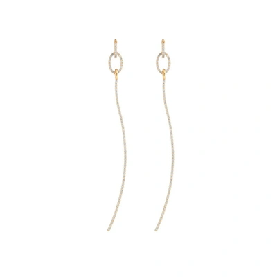 Atelier Swarovski Arc-en-ciel Drop Earrings Swarovski Created Diamonds 18k Gold