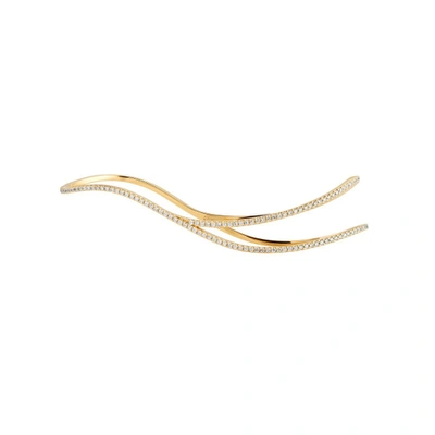 Atelier Swarovski Arc-en-ciel Palm Cuff 18k Yellow Gold