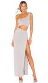 Superdown Erla Cutout Maxi Dress. - Size Xxs (also In Light Grey