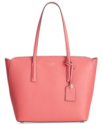 Kate Spade New York Margaux Medium Leather Tote In Peachy