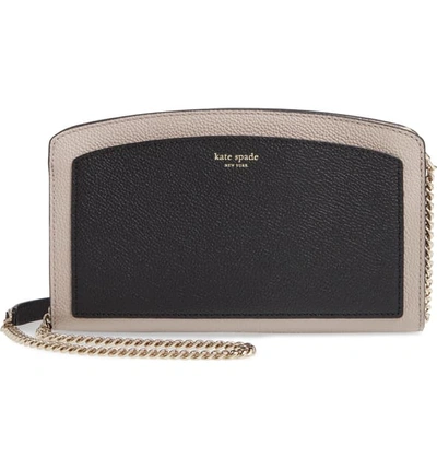 Kate Spade Margaux Small Convertible Crossbody Bag In Black/ Warm Taupe