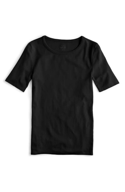 Jcrew New Perfect Fit Tee In Black