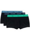 Calvin Klein Underwear Pack Of Three Logo Trunks - Black