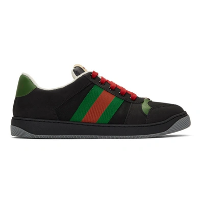 Gucci Screener Low Top Sneaker In Black