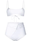 Sian Swimwear High Waisted Swim Set In White