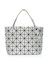 Bao Bao Issey Miyake Rocke Matte Medium Tote In Light Gray/gunmetal