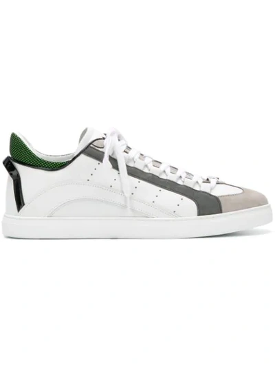 Dsquared2 White Leather New 551 Sneakers
