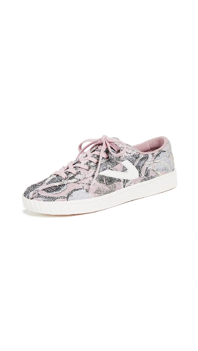 Tretorn Nylite 19 Plus Sneaker In Pink/green/white