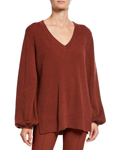 Agnona Cashmere Ribbed Full-sleeve Sweater