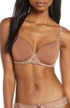 Simone Perele Andora 3d Multi-way Plunge Bra In Amaretto