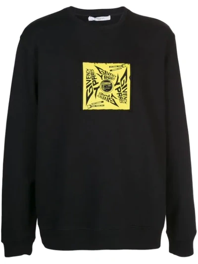 Givenchy Printed Loopback Cotton-jersey Sweatshirt In Black