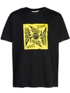 Givenchy Paris Square Sun Graphic T-shirt In Black