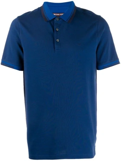 Michael Michael Kors Classic Polo Shirt In Blue