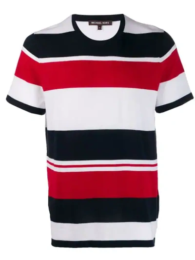 Michael Michael Kors Striped Print T-shirt - Red