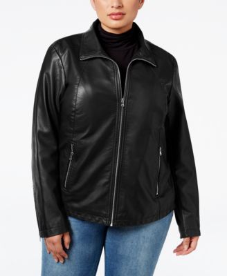 Leather Bomber Jacket Plus Size Images