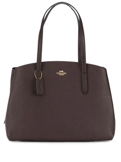 Coach Charlie Carryall 40 Tote In Brown