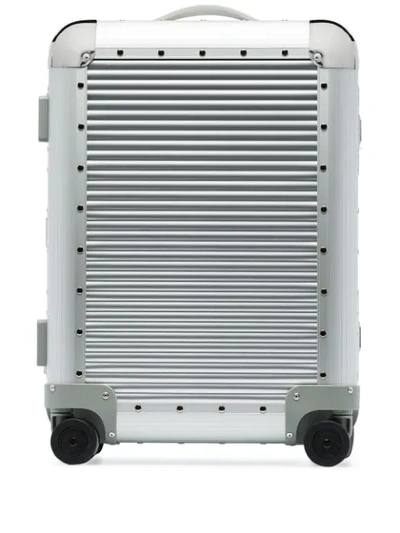 Fpm - Fabbrica Pelletterie Milano Bank S Suitcase In Silver
