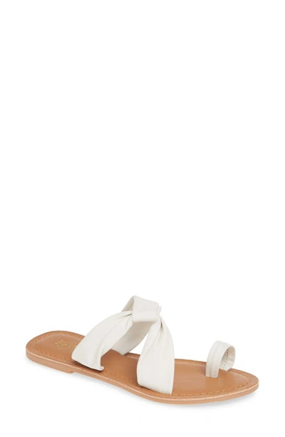 Seychelles Mint Condition Slide Sandal In White Leather
