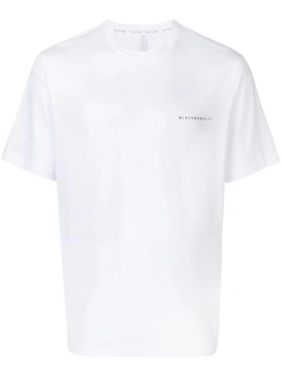 Blackbarrett Logo-print Cotton-blend T-shirt In White