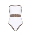 Alexandra Miro Whitney Swimsuit White/mink