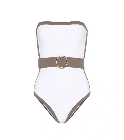 Alexandra Miro Whitney Swimsuit White/mink