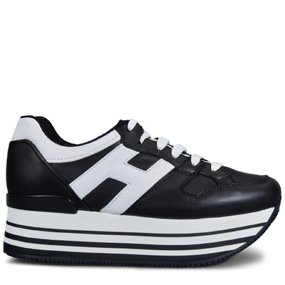 Hogan H222 Sneakers In Black