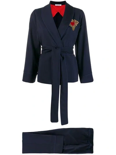 Parlor Two Piece Suit In Blue