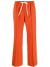 Miu Miu Low Rise Track Trousers - Orange