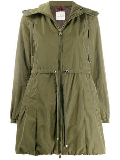 Moncler Schmaler Parka - Grün In Green