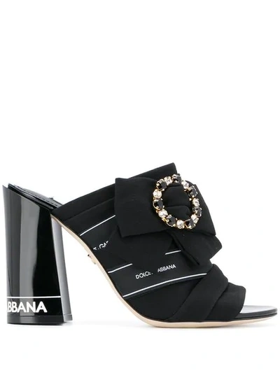 Dolce & Gabbana Slip-on Sandals - Black