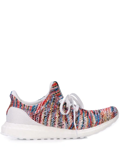 Adidas Originals Knitted Detail Sneakers In Multicolour