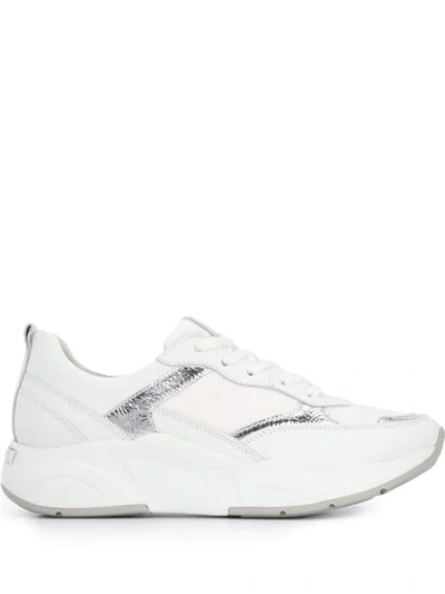 Kennel & Schmenger Metallic Appliqué Trainers In White