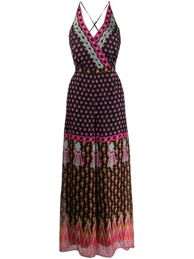 Temperley London Gem Print Jumpsuit In Black