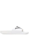 Emporio Armani Men's Slippers Sandals Rubber In White