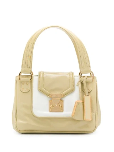 Pre-owned Louis Vuitton 2003's  Panelled Handbag In Neutrals