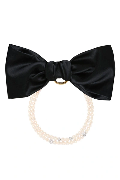 Magda Butrym Lily Choker In White,metallic,black