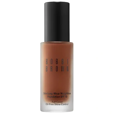 Bobbi Brown Skin Long-wear Weightless Liquid Foundation With Broad Spectrum Spf 15 Sunscreen, 1 oz In Warm Walnut