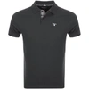 Barbour Regular Fit Tartan Pique Polo In Grey