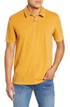 James Perse Slim Fit Sueded Jersey Polo In Comet