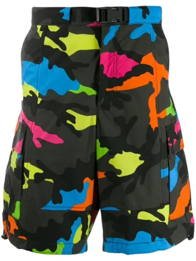 Valentino Camouflage Swimming Shorts Green Camo