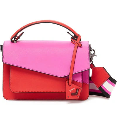 Botkier Cobble Hill Leather Crossbody Bag - Red In Rio