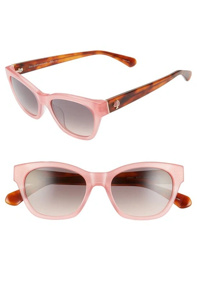 Kate Spade Jerris 50mm Cat Eye Sunglasses In Pink