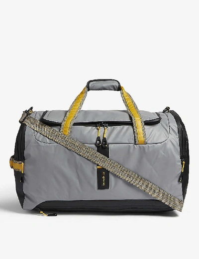 Samsonite Paradiver Light Duffle Bag In Grey/yellow