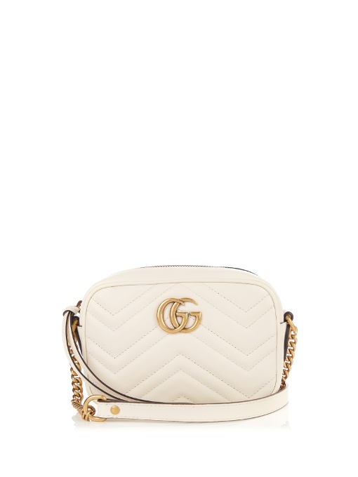 gucci white cross bag