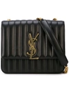 Saint Laurent Mittelgrosse 'niki' Schultertasche In Black