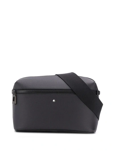 Montblanc Logo Belt Bag In Sm000 Black